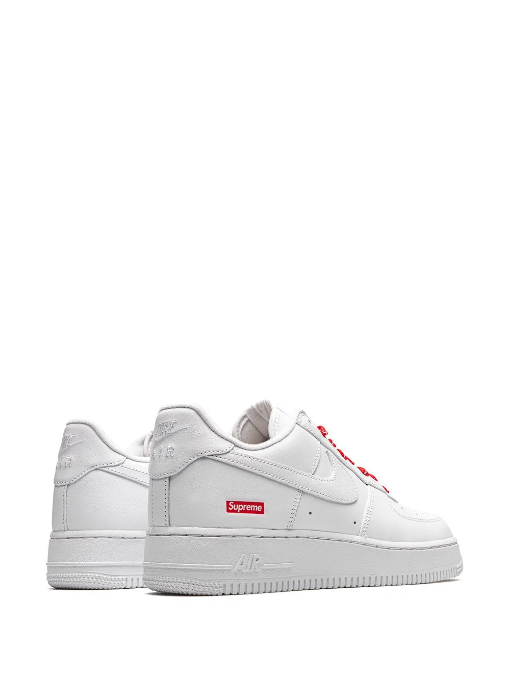 Кроссовки Air Force 1 из коллаборации с Supreme Nike, белый — фото 2