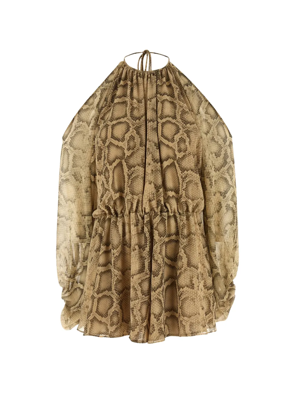 

Комбинезон с принтом питона The Andamane, бежевый