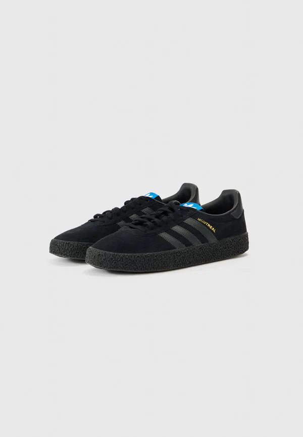Монреальские кроссовки унисекс Adidas Originals, Core Black/Carbon/Gum — фото 2
