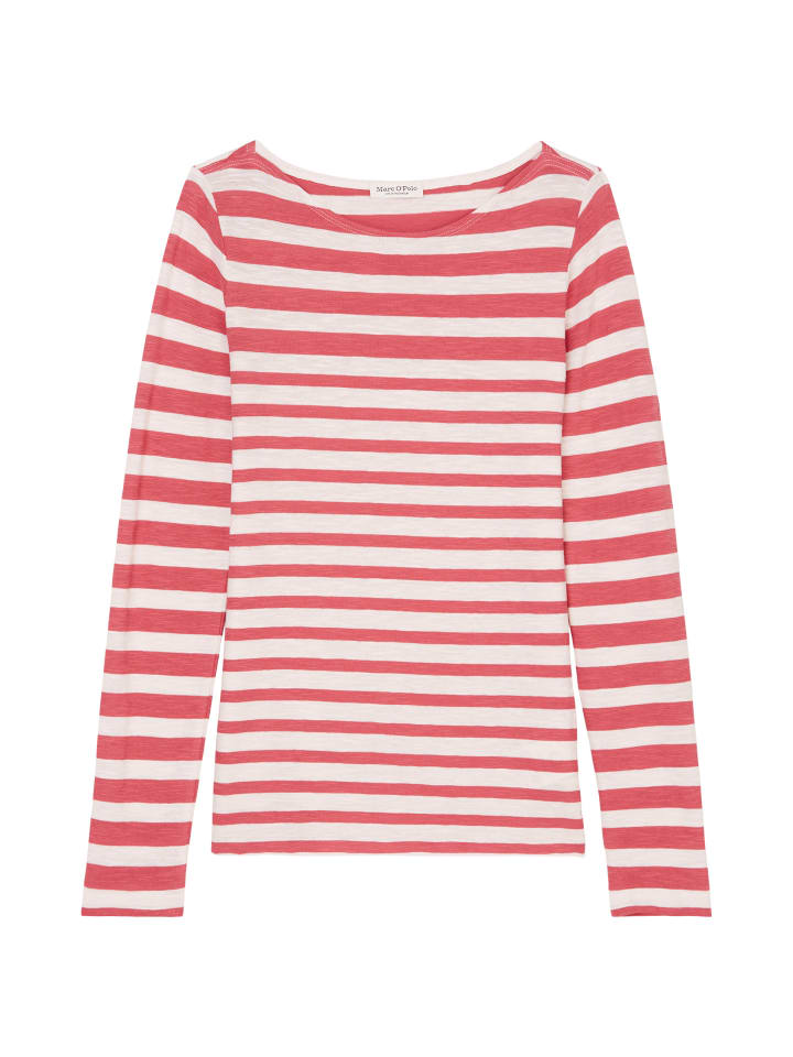 

Футболка Marc O'Polo Ringel-Longsleeve regular, цвет multi/blushed berry