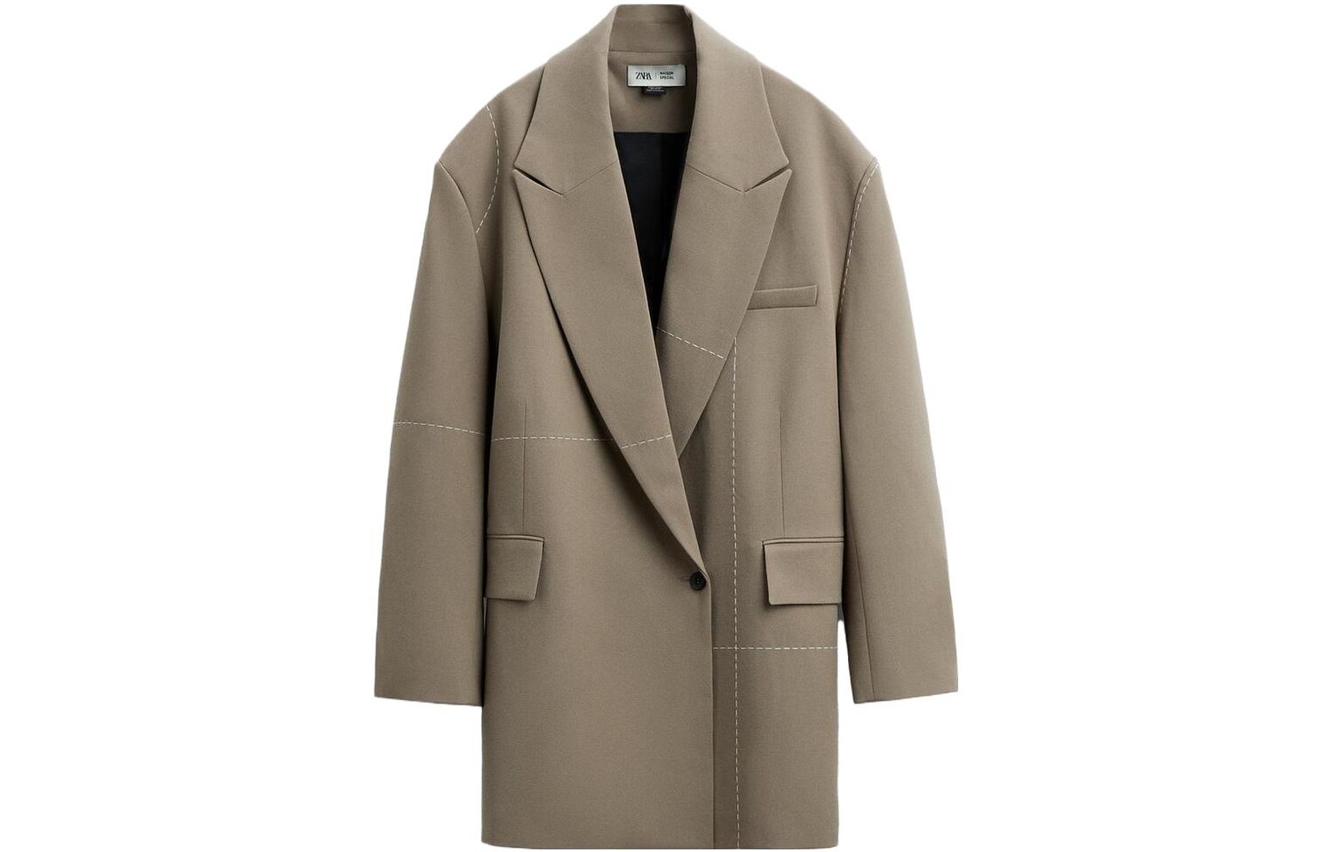 

Деловой костюм женский коричневый Zara