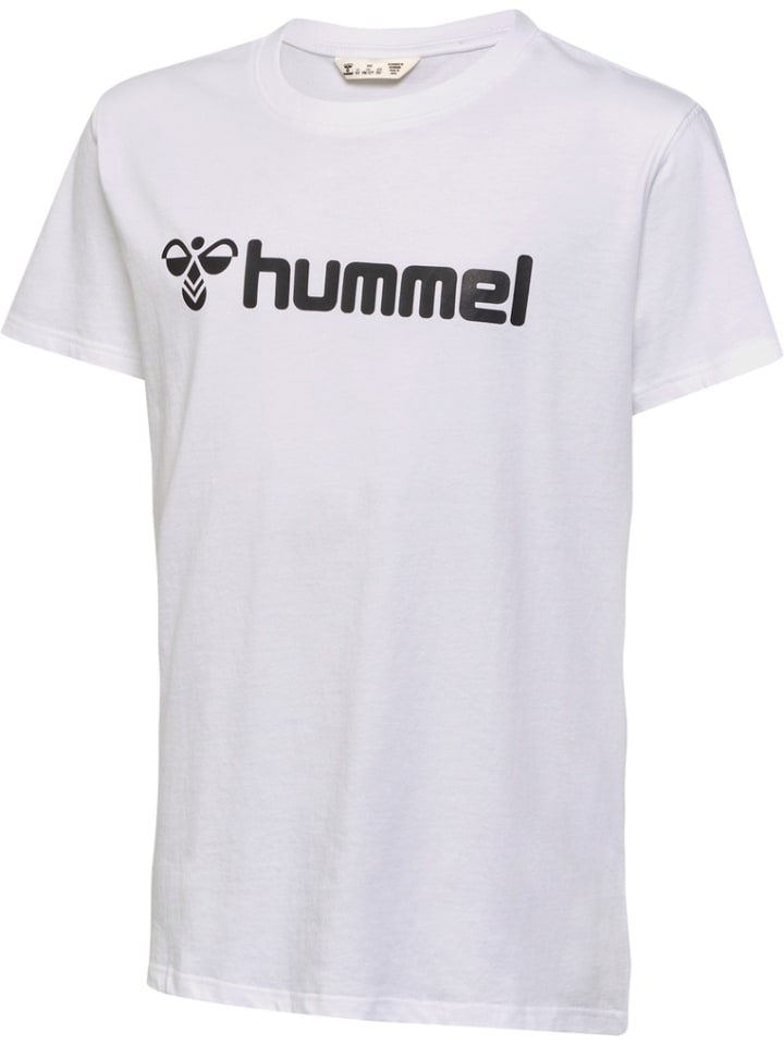 

Футболка "Hmlgo 2.0 Logo T-Shirt S/S Kids" белого цвета Hummel
