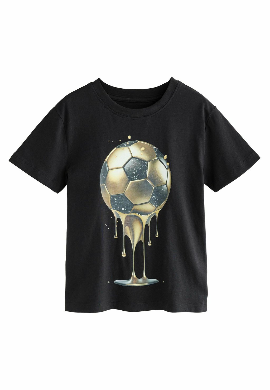 

Футболка с принтом SHORT SLEEVE GRAPHIC Next, черный