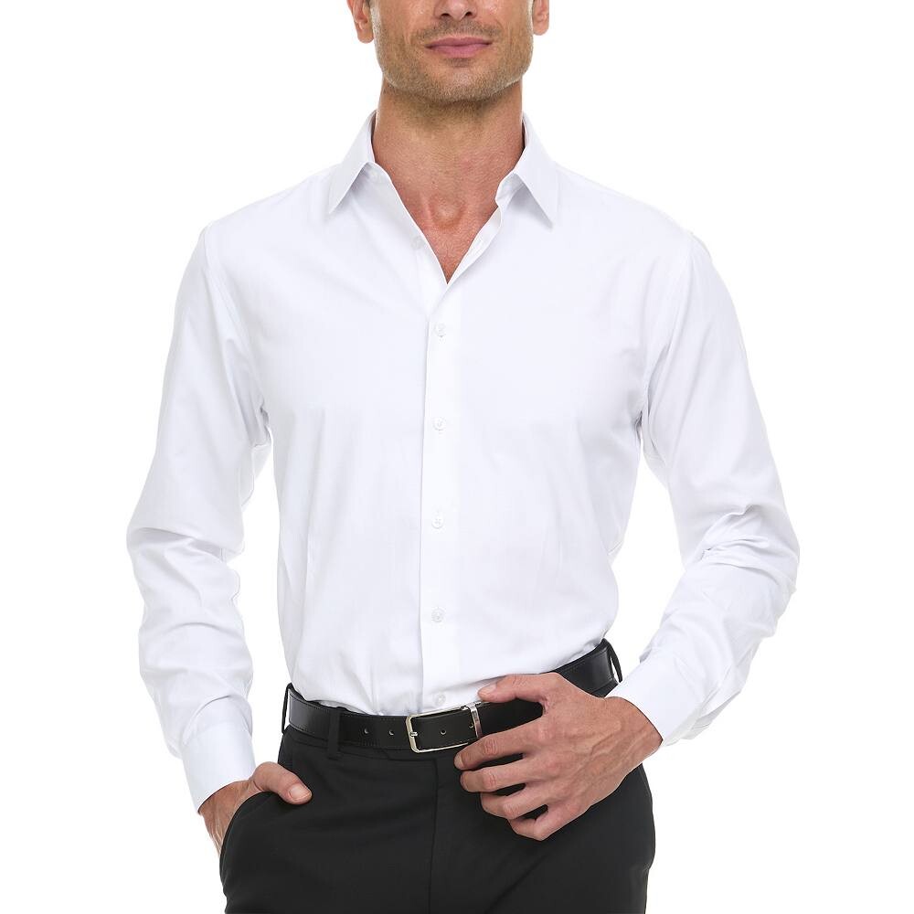 

Мужская классическая рубашка узкого кроя Ben Sherman, цвет White Teardrop