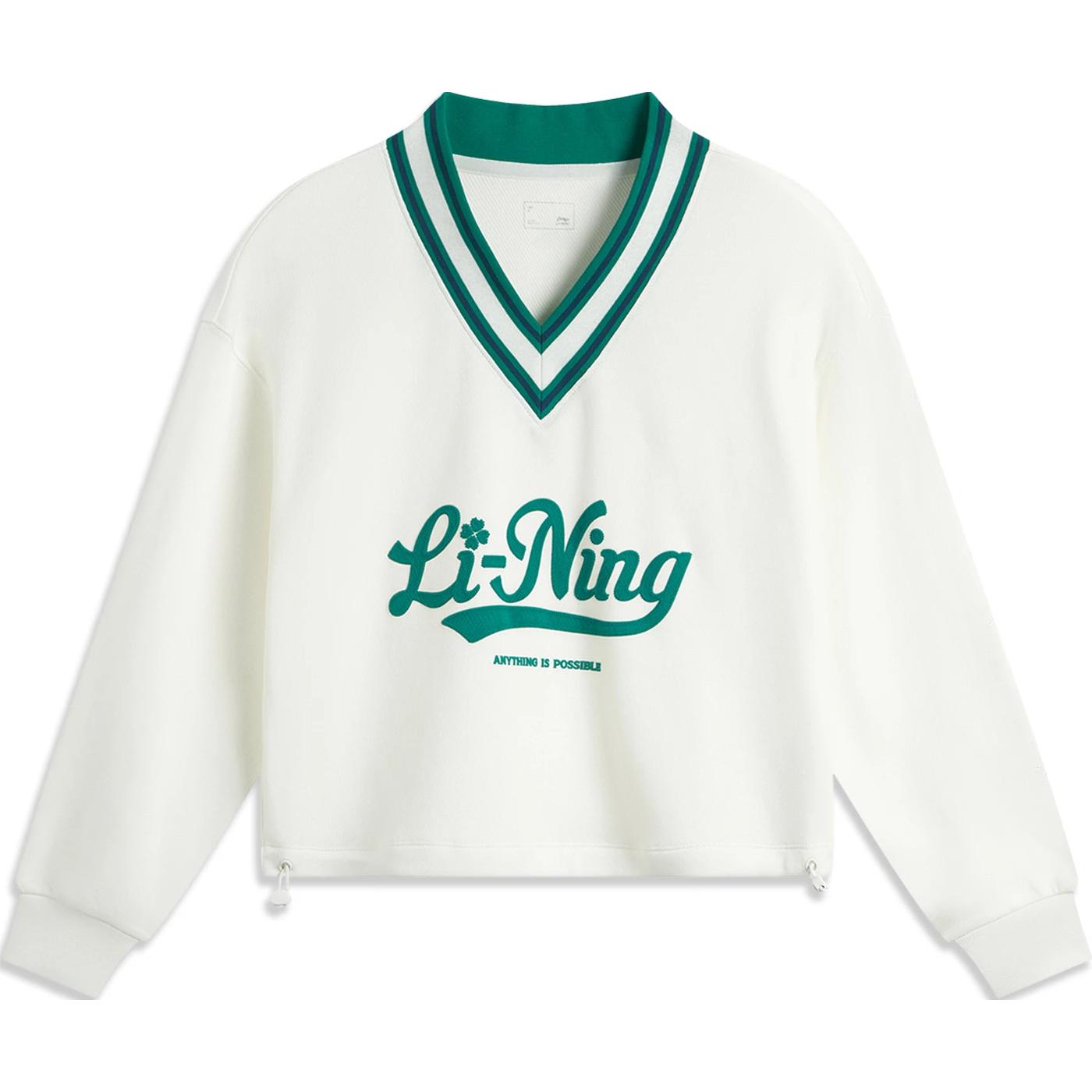 

Женская толстовка LiNing Sports Life Collection цвета слоновой кости