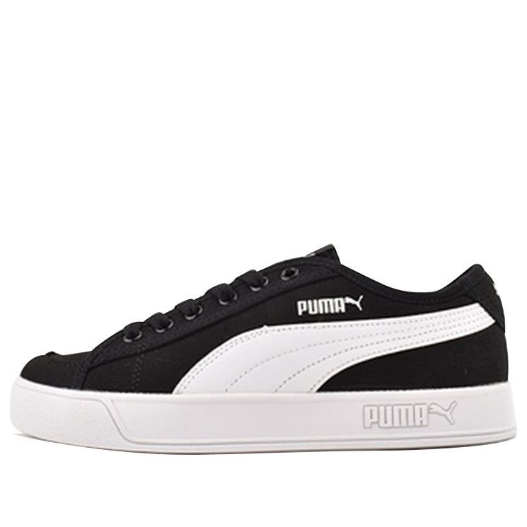 

Кеды PUMA Smash v2 Vulc CV 'Black White', черный