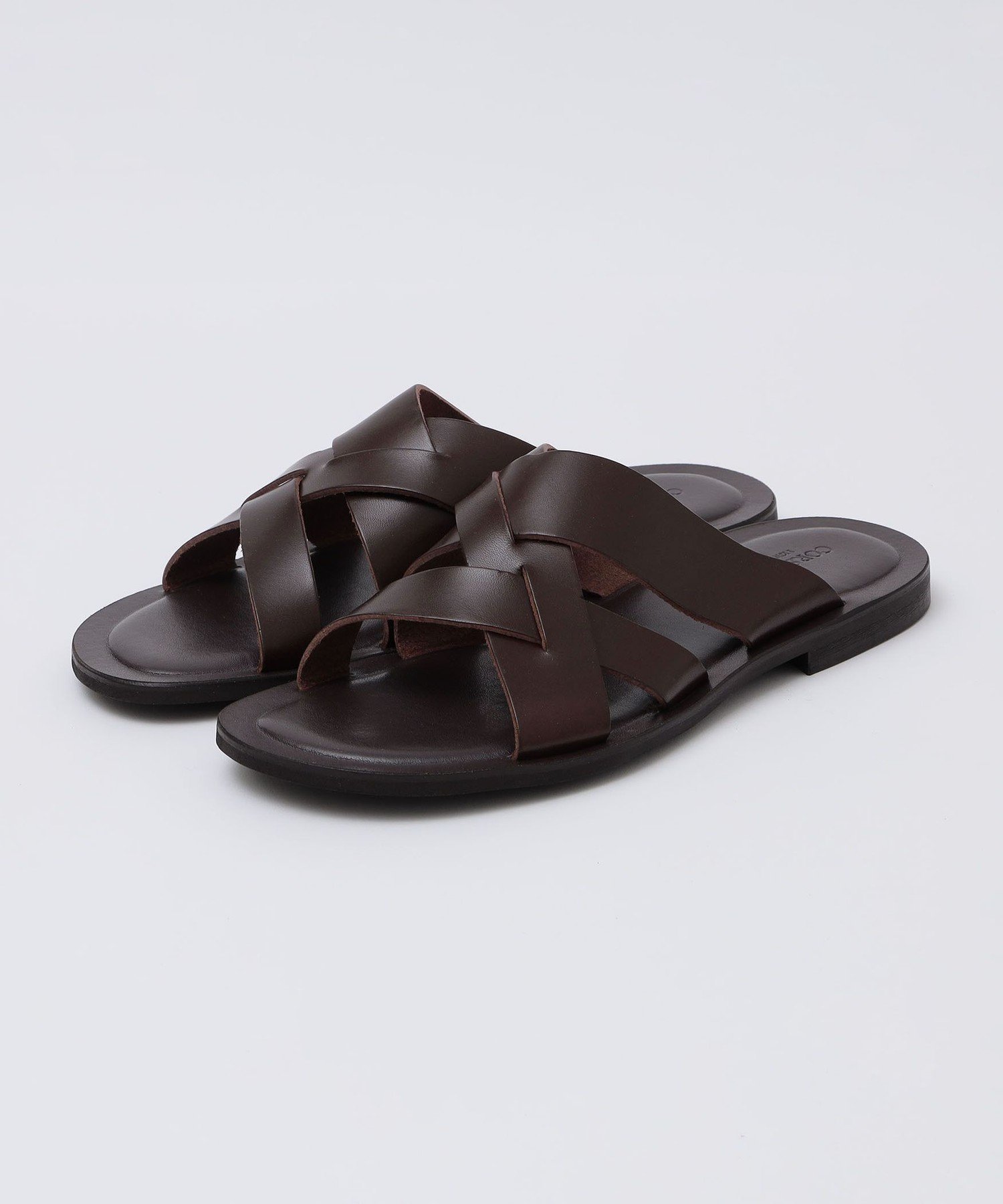 CORSO ROMA 9: Сандалии с сетчатыми перекрестными ремешками Ships Men, brown
