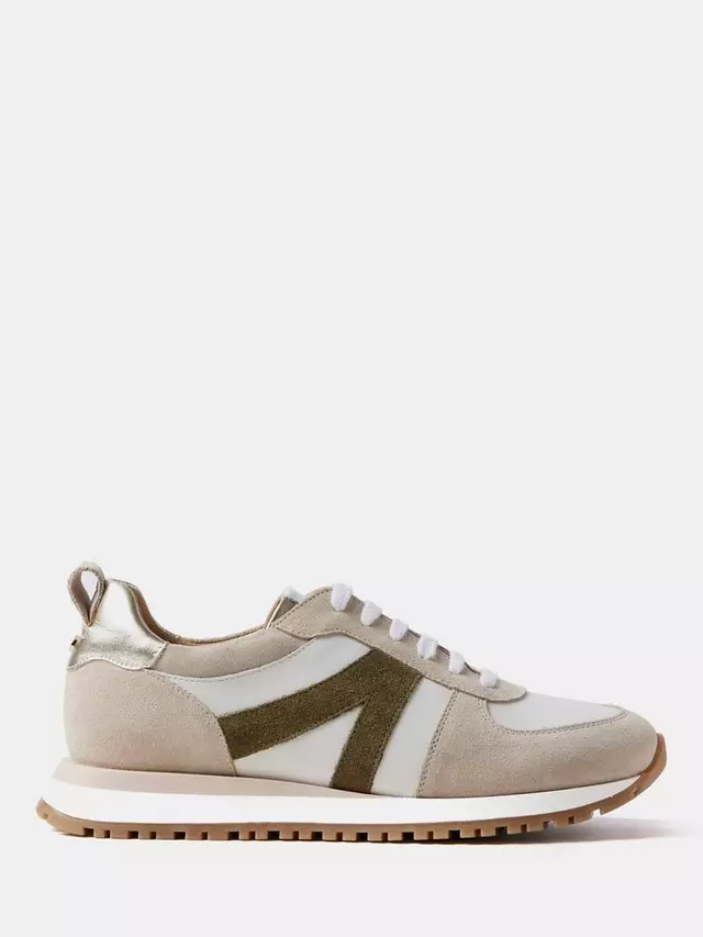 

Кроссовки Mint Velvet Suede, бежевый