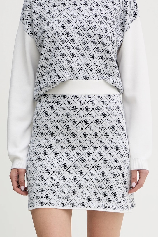 

Юбка AUBREY из смесовой шерсти Guess, бежевый