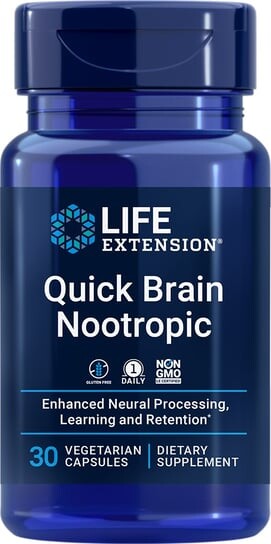 

Life Extension, Quick Brain Ноотроп - 30 капсул
