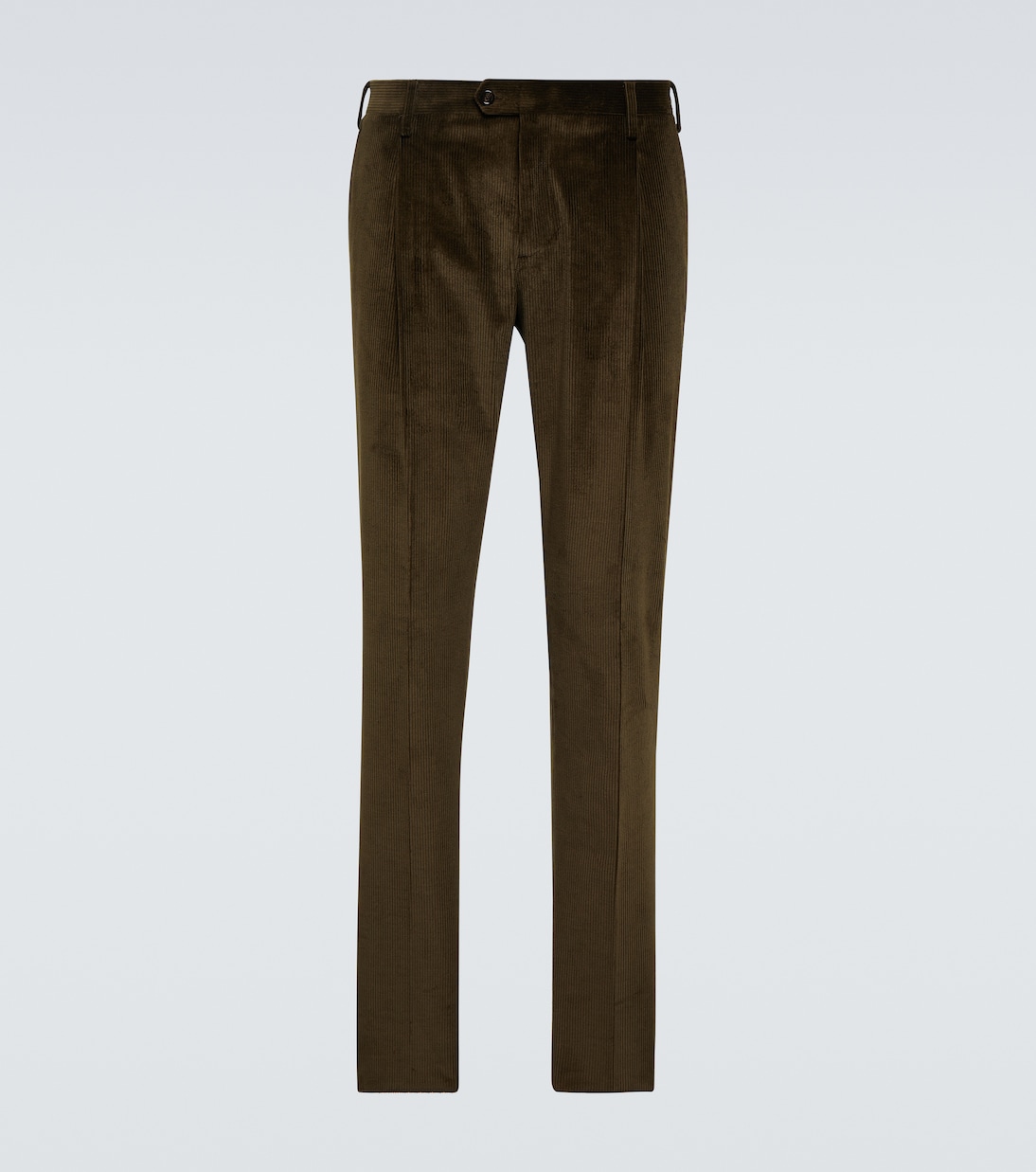 

Узкие вельветовые брюки Lardini, Green Corduroy