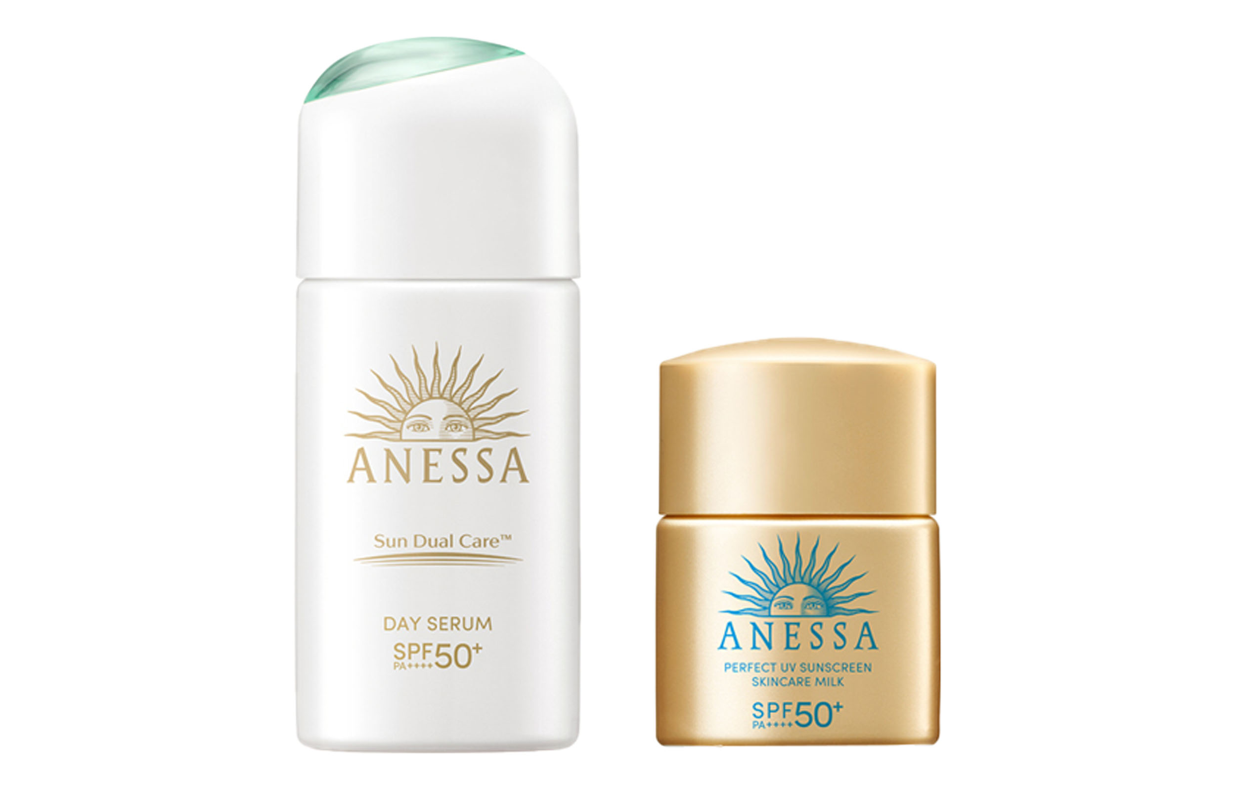 

ANRESHA дневная сыворотка солнцезащитный крем защита от ультрафиолета 12мл+60мл ANESSA, Two-Piece Set: Little золотой Bottle Sunscreen Lotion 12ml+Daytime Sun Protection Lotion 60ml