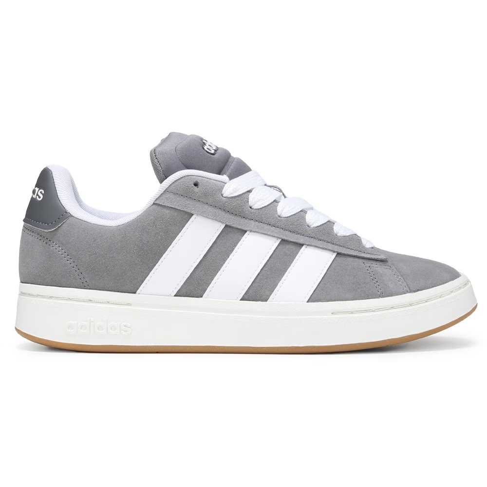 Кроссовки Grand court alpha 00's Adidas, grey/white/gum — фото 2