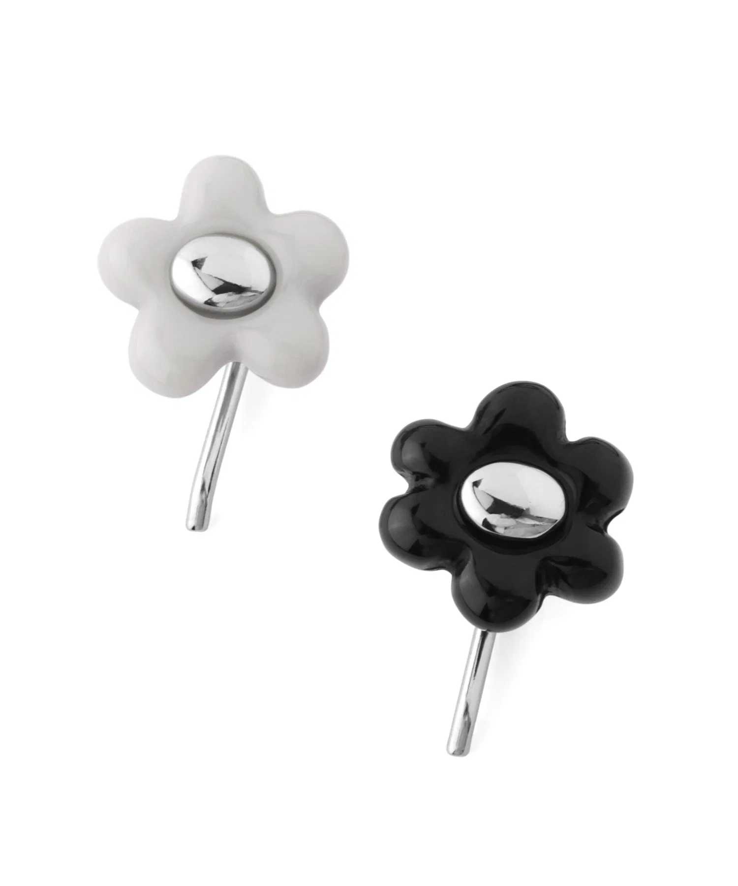 Заколка-крючок для пучка с цветком, 2 шт., ANEMONE, коричневый — фото 3