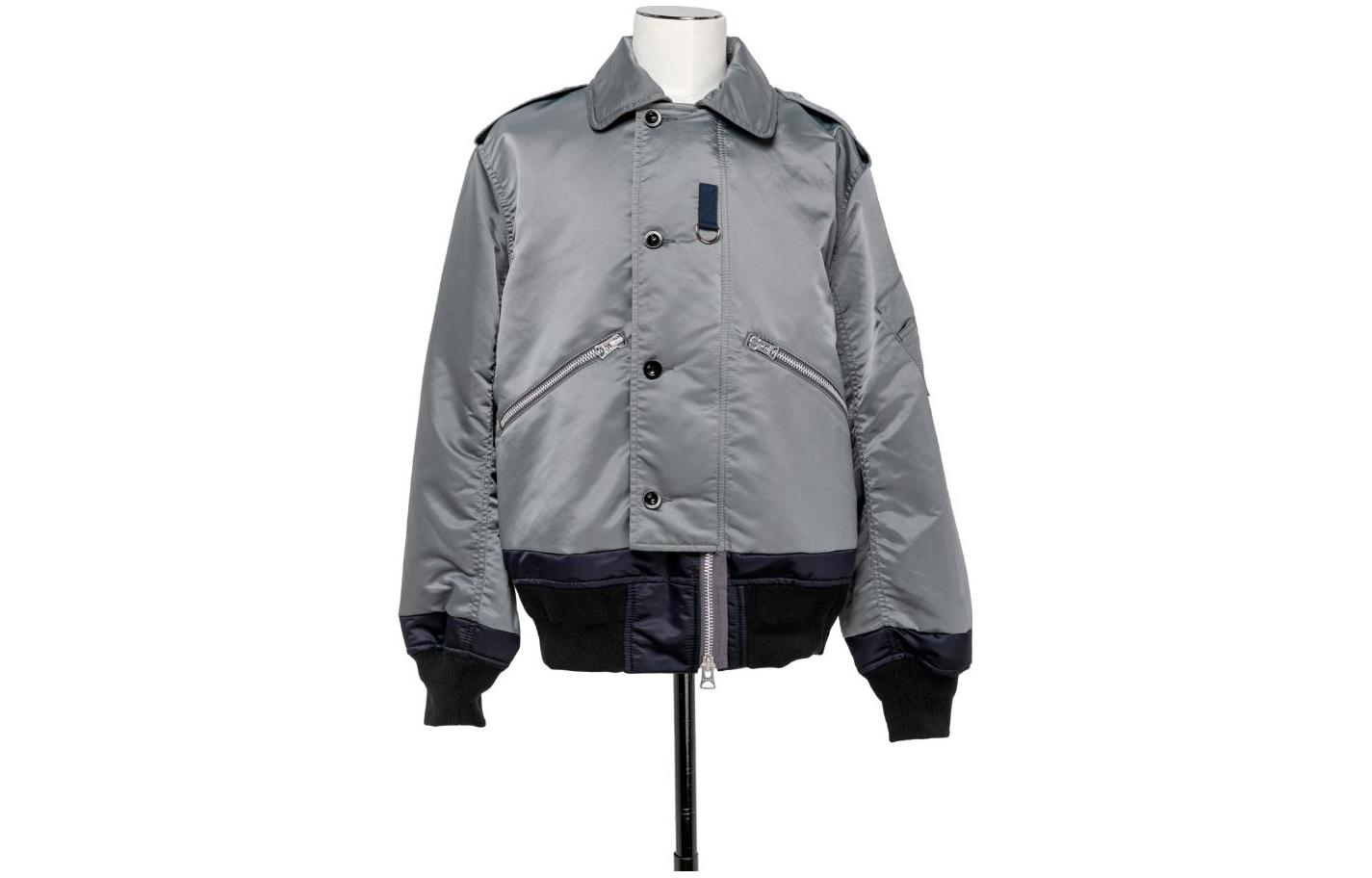 

Sacai Пуховик мужской серый, Gray