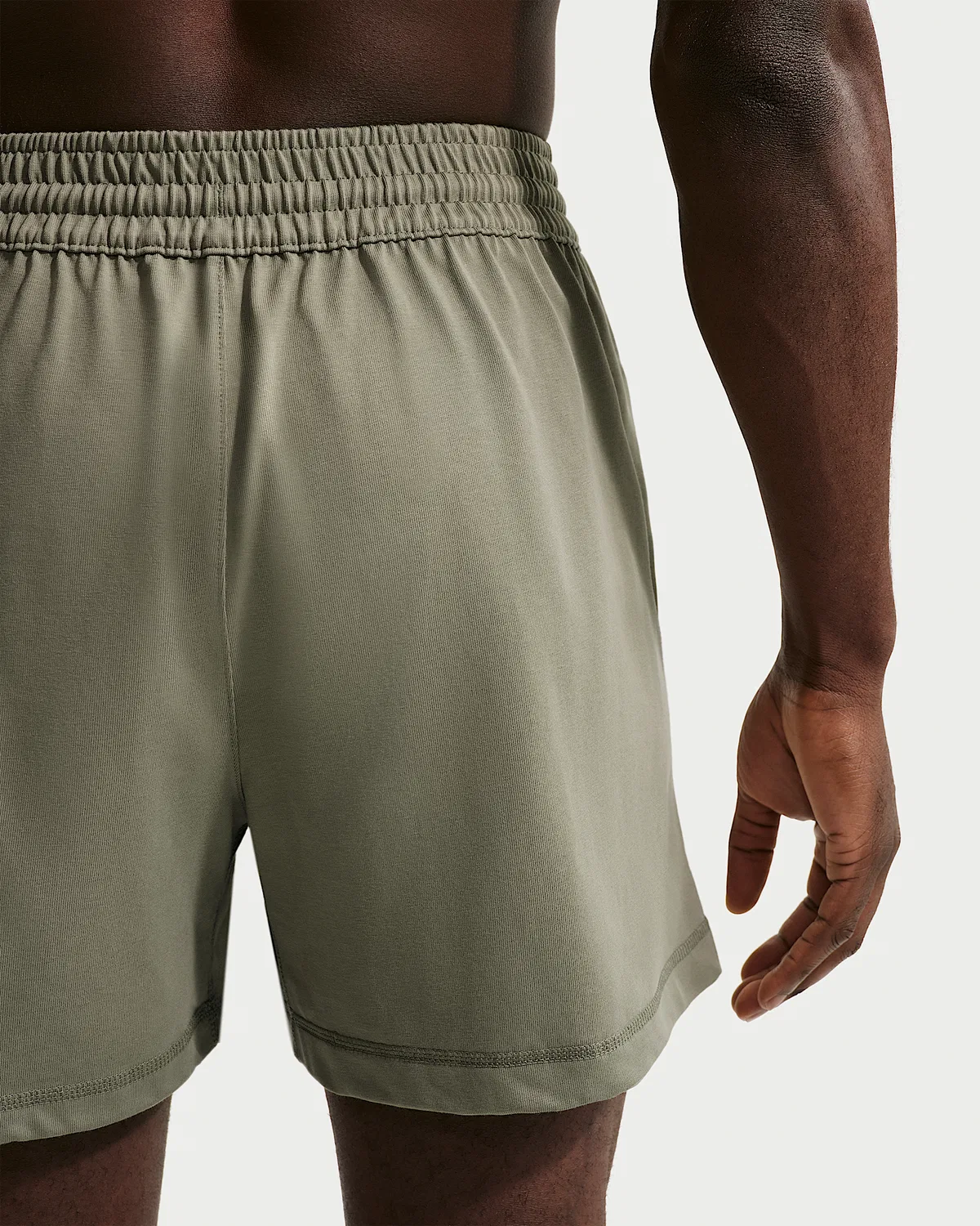 Мужские тренировочные шорты Nike N.A.C. Dri-FIT 5", Light Army/Pale Ivory/Light Army — фото 3