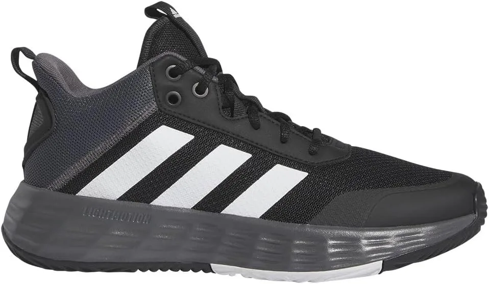 Мужские кроссовки Adidas Ownthegame 2.0, белый/черный/серый — фото 3