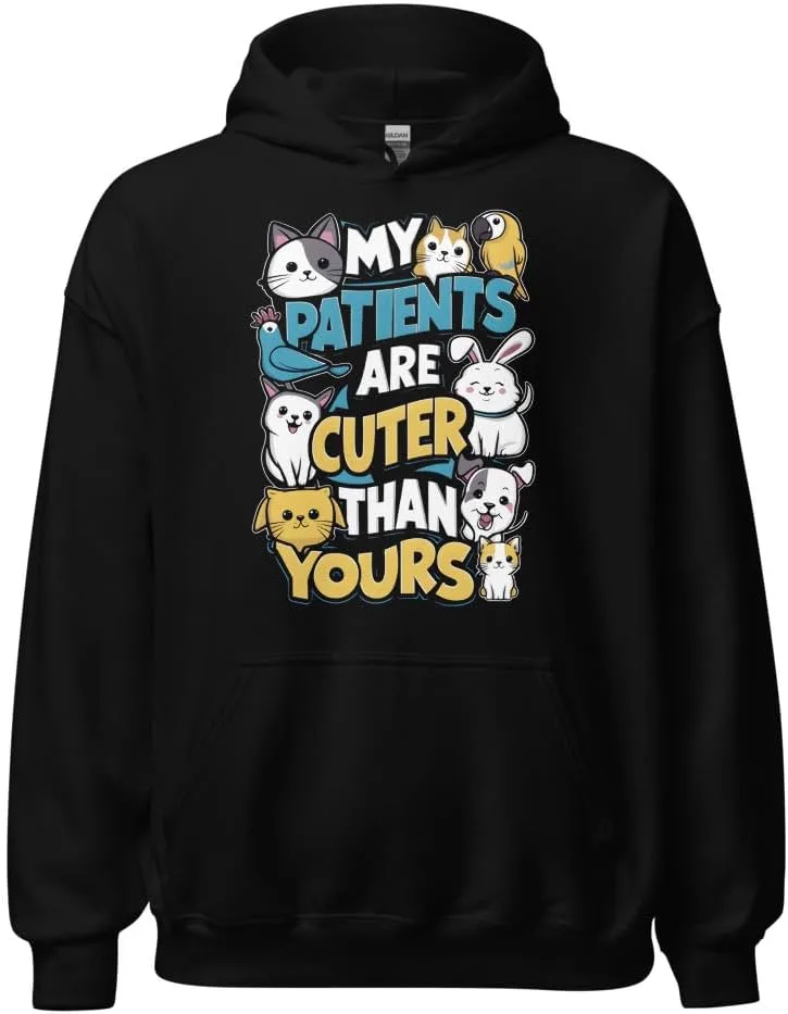 Толстовка Vet Tech Unisex, My Patients Are Cuter Than Yours Generic, черный