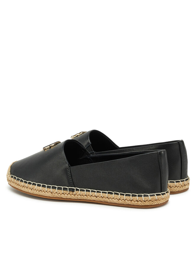 Эспадрильи Tommy Hilfiger Th Logo Leather Espadrille FW0FW08540, черный — фото 3