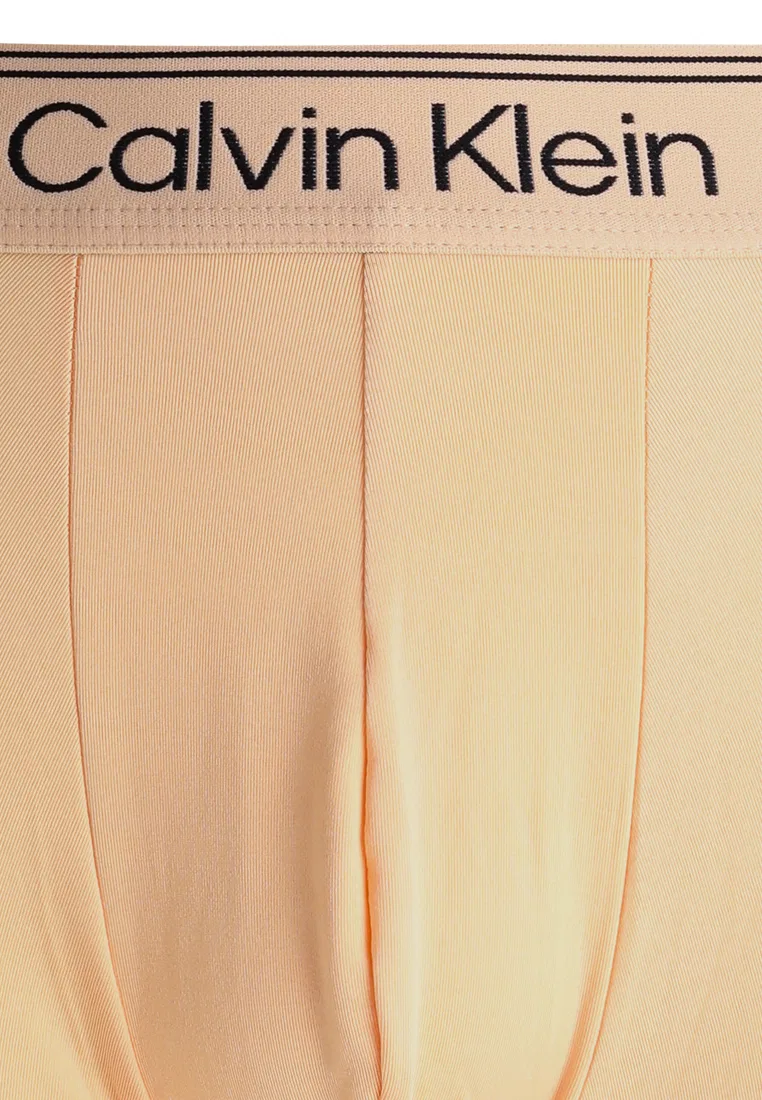 Трусы, микрофибра, низкая посадка, 3 шт., Calvin Klein, синий — фото 4