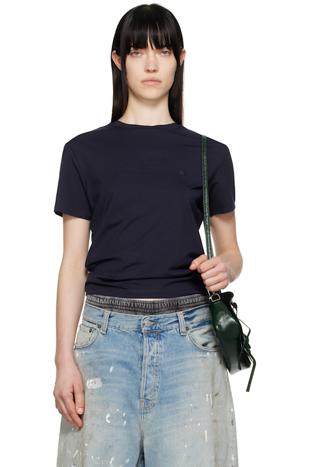 

Футболка классического кроя Acne Studios, синий