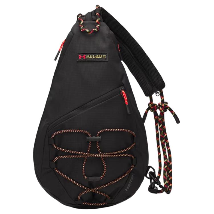 

Under Armour Полиэстеровый рюкзак обычный унисекс черный, Black
