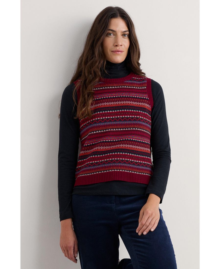 

Женский жилет Percella Cove Seasalt Cornwall, Star jasmine carmine nutmeg