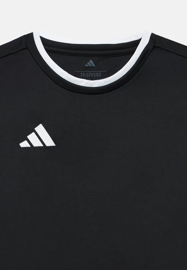 Детская футболка с длинным рукавом entrada унисекс Adidas Performance, Black/White — фото 3