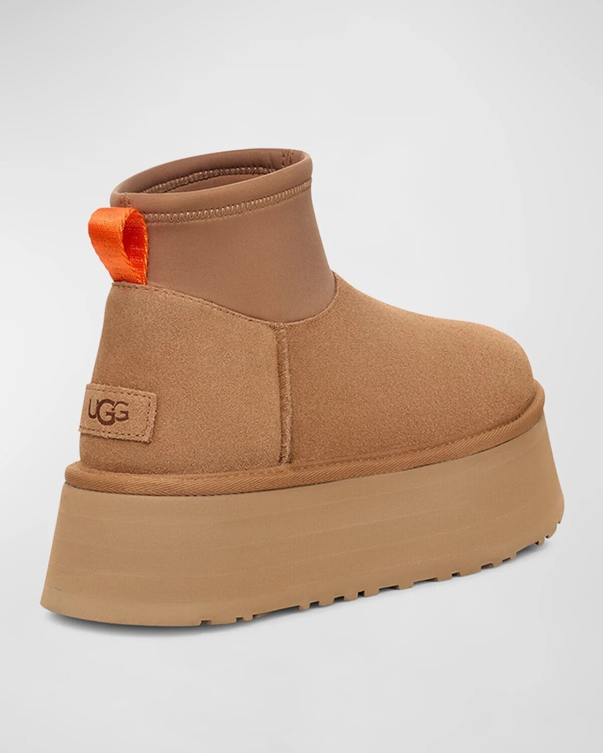 Классические уютные ботильоны Mini Dipper Ugg, цвет Chestnut — фото 4