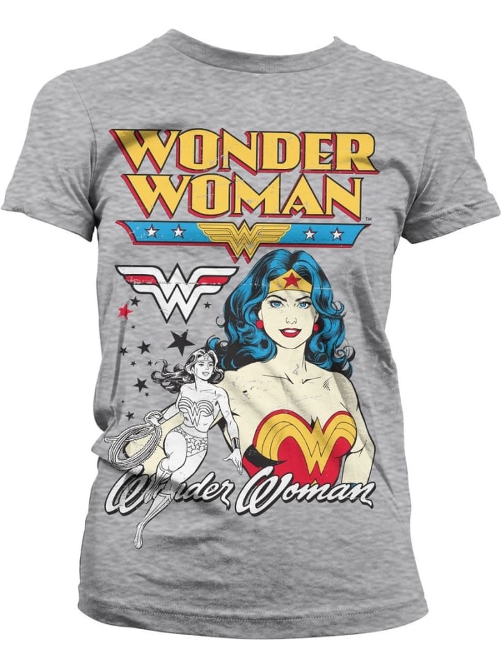 

Футболка WONDER WOMAN, серый