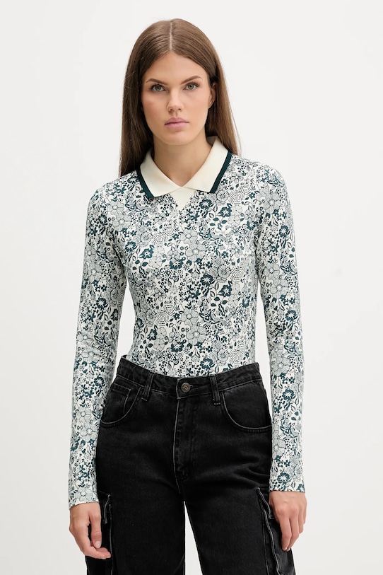 

Лонгслив liberty Adidas Originals, зеленый