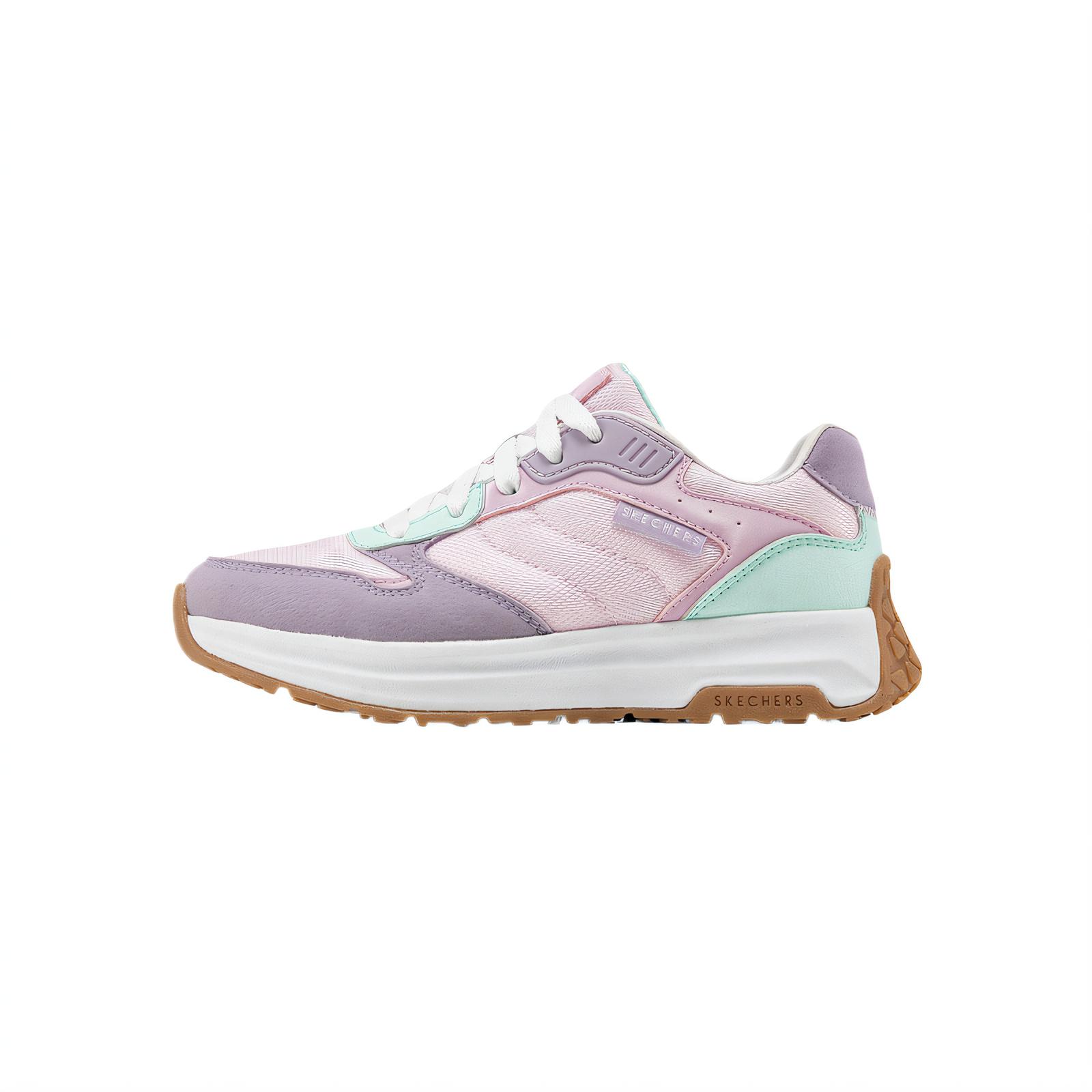 

Skechers Kids Детские кроссовки с низким верхом, амортизирующие, износостойкие, вишнево-розовые, для повседневной носки
