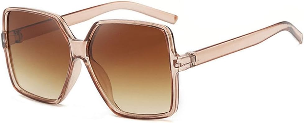 

Женские солнцезащитные очки UV400. Модная защита от солнца для женщин и девушек. Солнцезащитные очки для вождения. Серые градиентные зеркальные линзы HYYZZC, Champagne