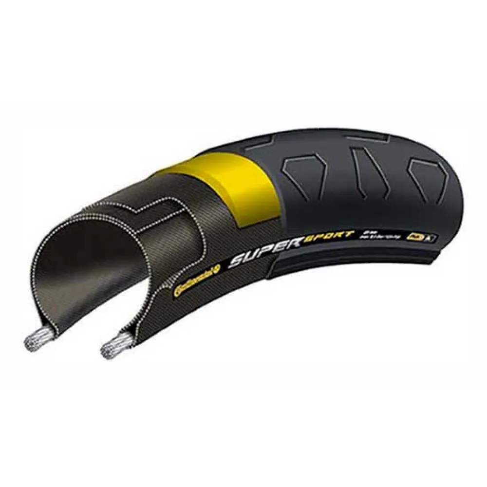 

Дорожная шина Continental Supersport Plus 700C x 28 rigid, черный