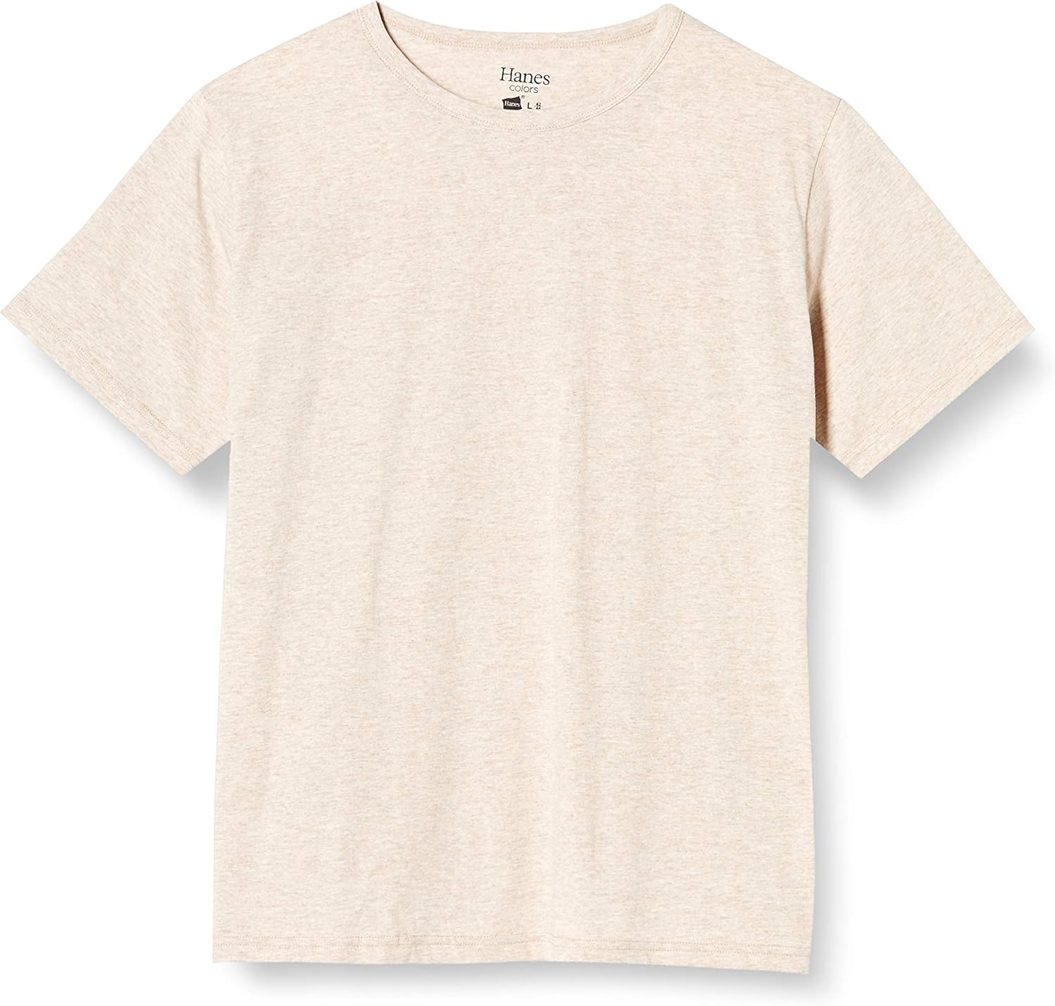 

Мужская футболка Hanes RECOVERJersey HM1-P101 с круглым вырезом, коротким рукавом, песочный