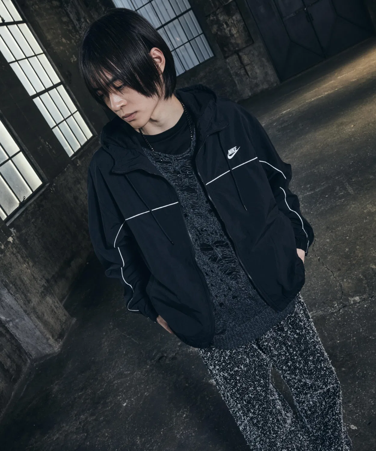 Куртка мужская Nike Club Hooded Jacket, чёрная — фото 2