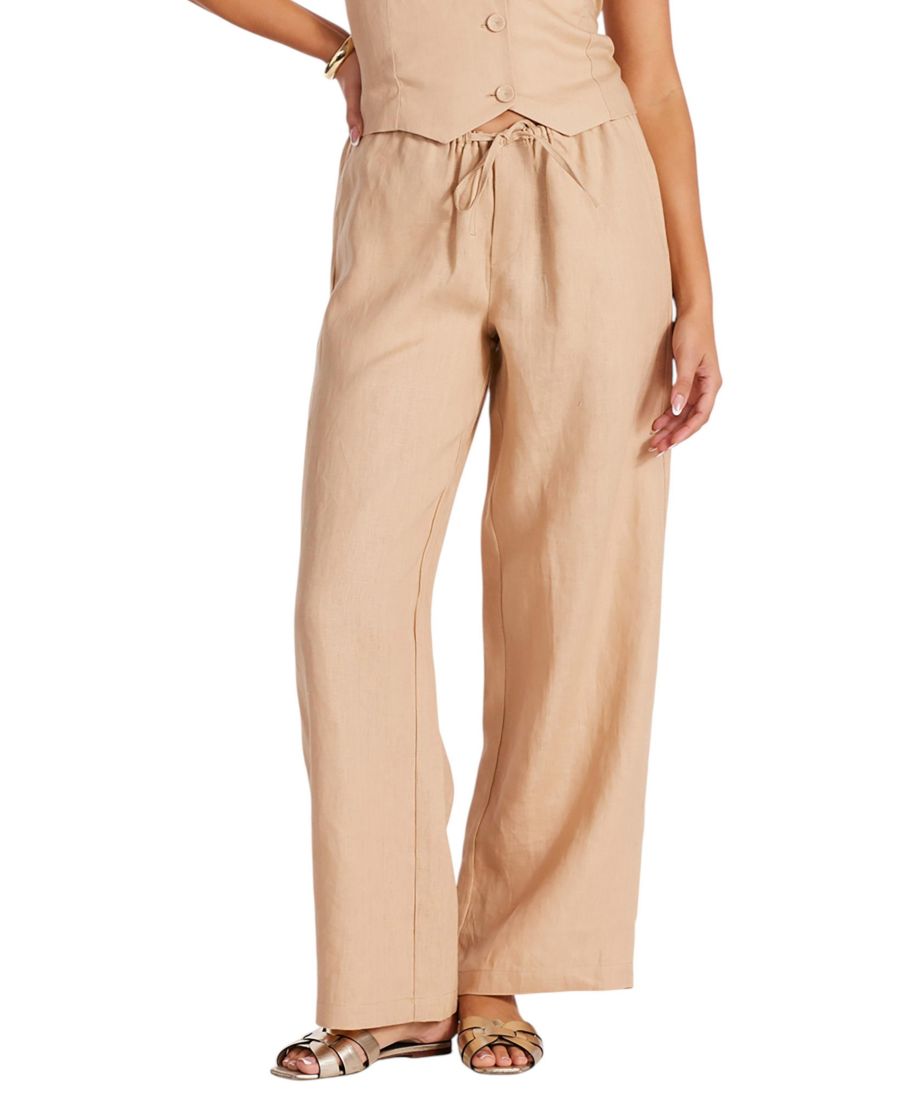 

Женские брюки BISHOP + YOUNG Positano на шнуровке Bishop + Young, Beige/khaki