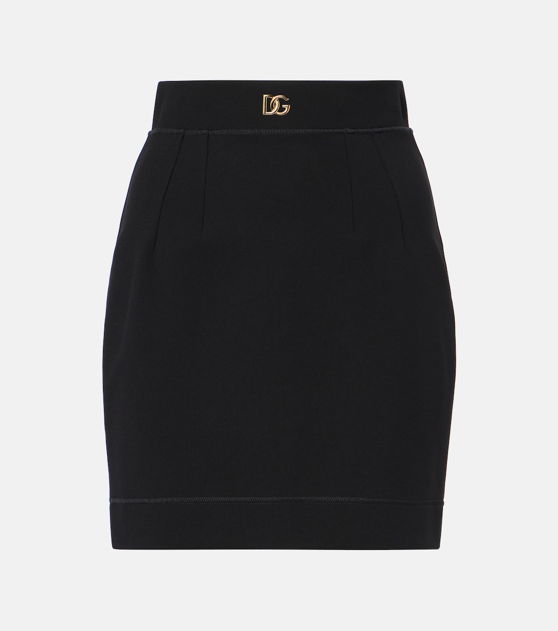 

DG джерси мини-юбка Dolce&Gabbana, черный