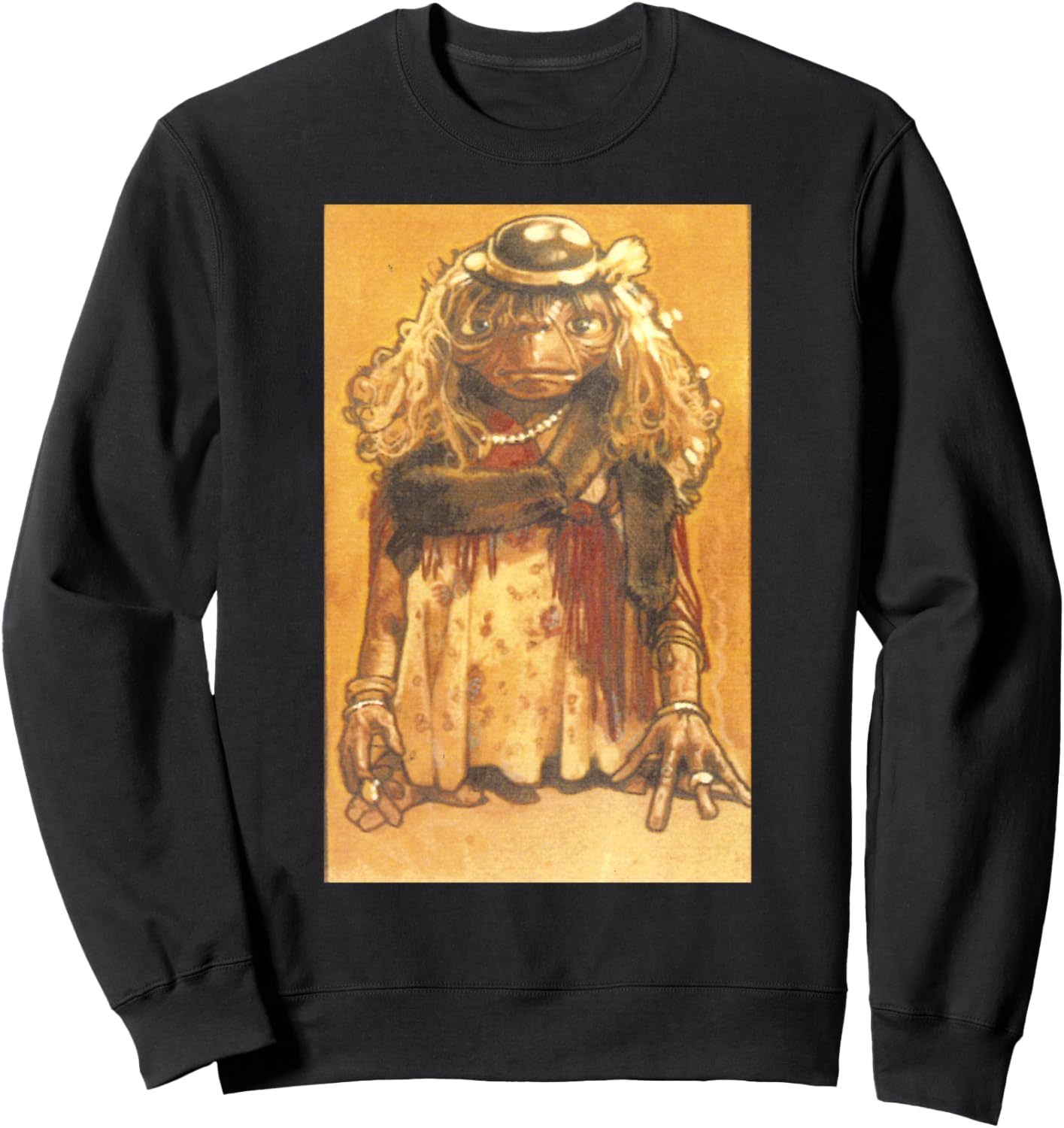 

Толстовка с изображением ET Earth Wave Disguise, черный