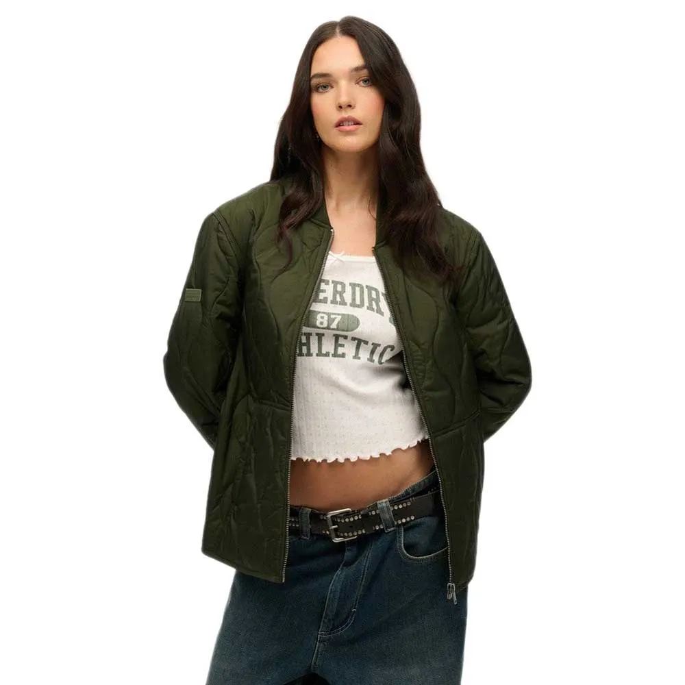 

Куртка Superdry Surplus padded, зеленый