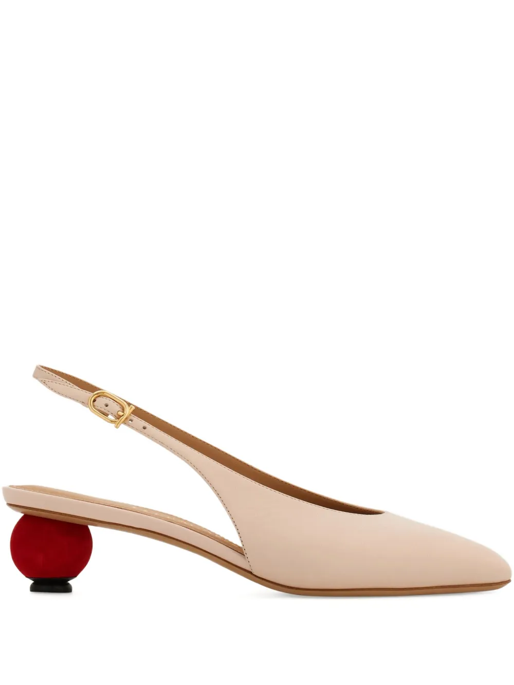 Туфли с ремешком на пятке Ferragamo, розовый