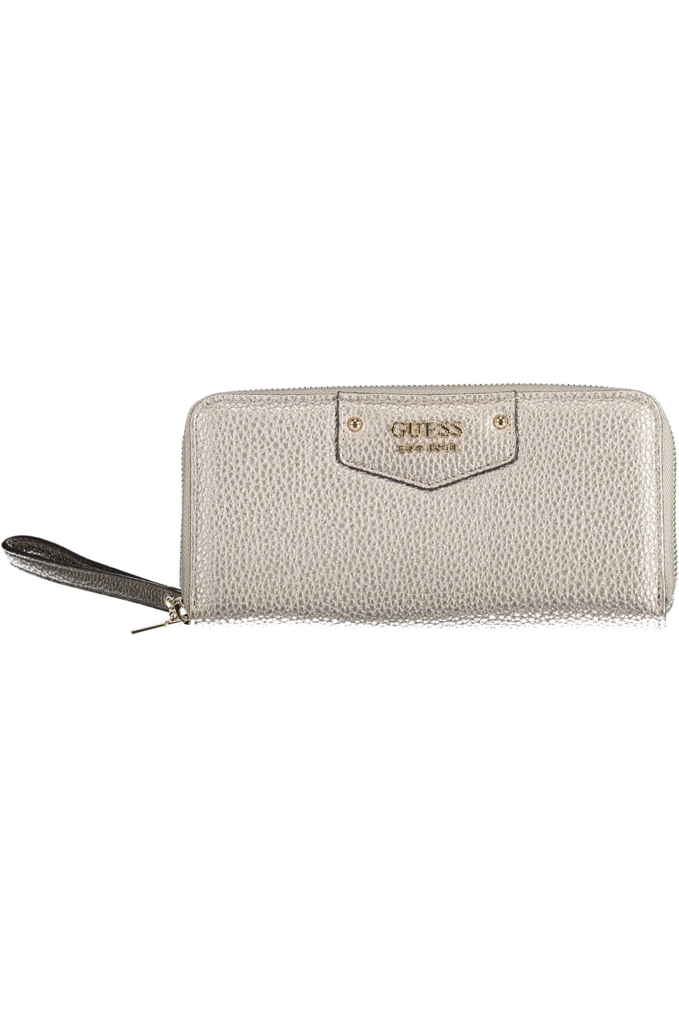 

Серебряный женский кошелек из полиуретана Guess Shoes