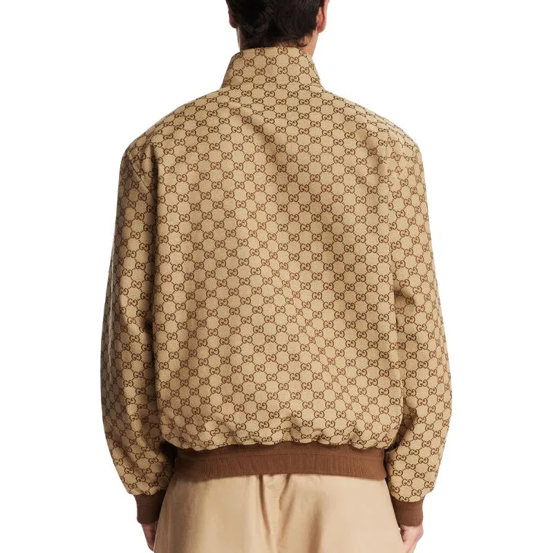 Куртка-бомбер GUCCI Camel Brown — фото 4