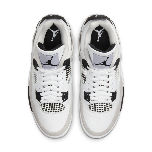 Кроссовки 4 retro 'military black' Air Jordan, белый — фото 4
