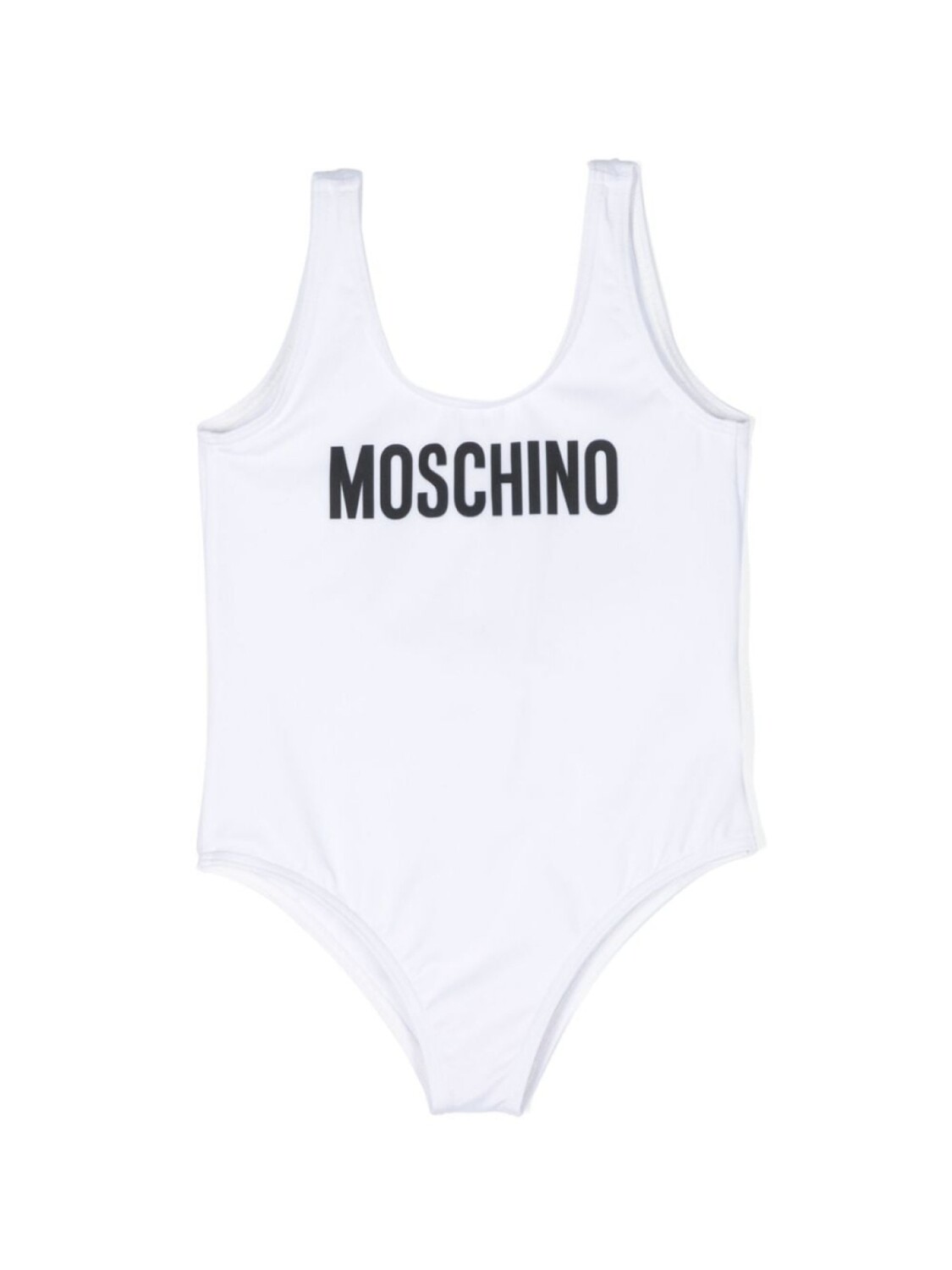 

Moschino Kids купальник с логотипом, белый
