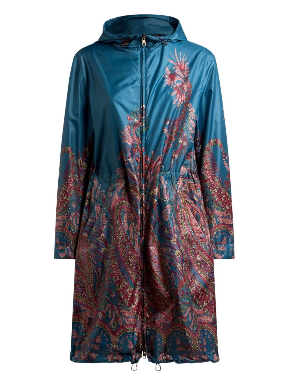 

Плащ с принтом пейсли ETRO, синий