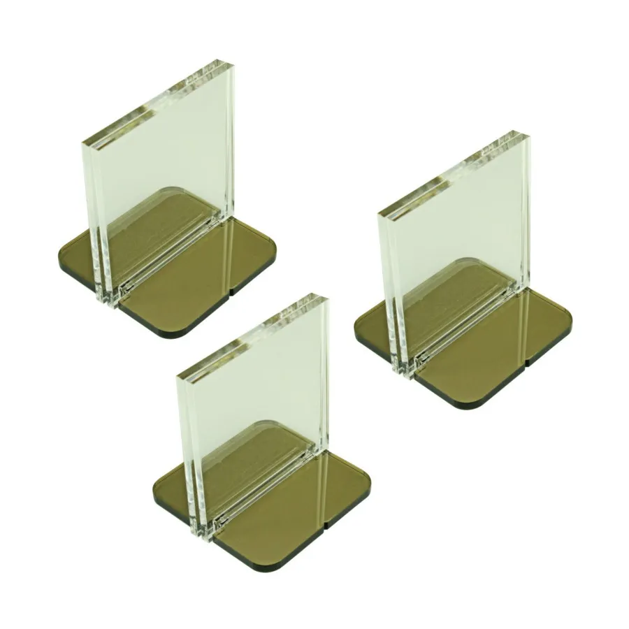 

2-дюймовая квадратная подставка для бумажной фигуры, Miniature Bases - Clear Acrylic - 1.5mm Thick (Litko Aerosystems)