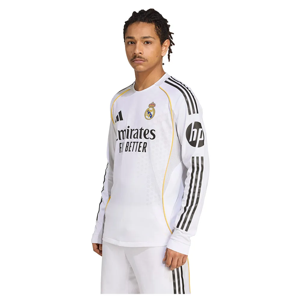 

Лонгслив adidas Real Madrid 25/26 Authentic home, белый