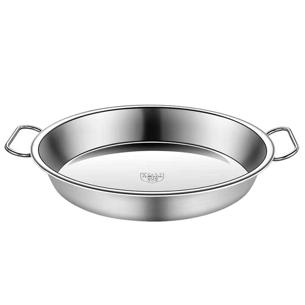 

Сковорода-пароварка с двойной ручкой, универсальная портативная кухонная тарелка для приготовления холодной лапши, пищевого качества, для ежедневного использования, 26 см Hameb