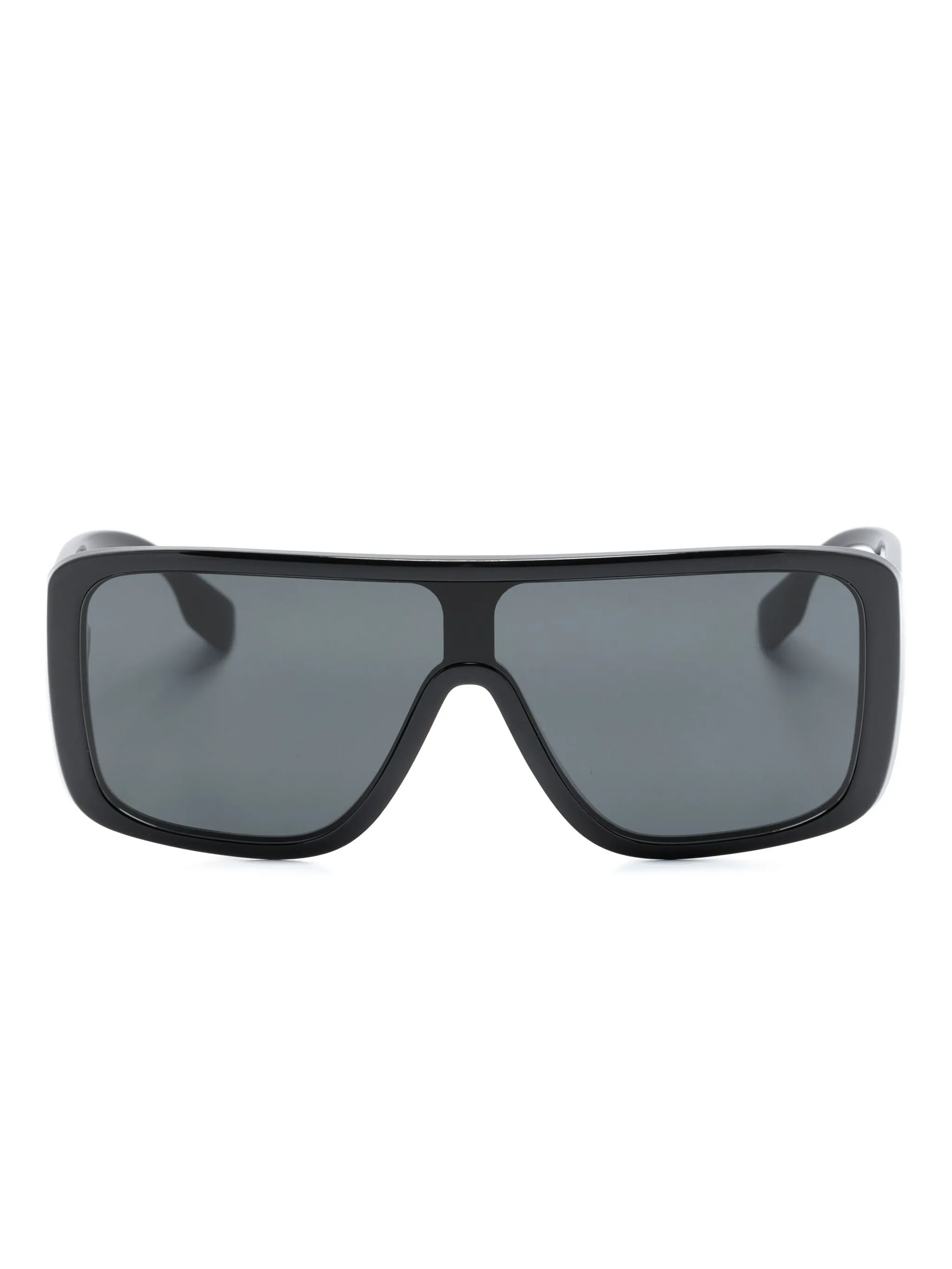 

Солнцезащитные очки в прямоугольной оправе Burberry Eyewear, черный